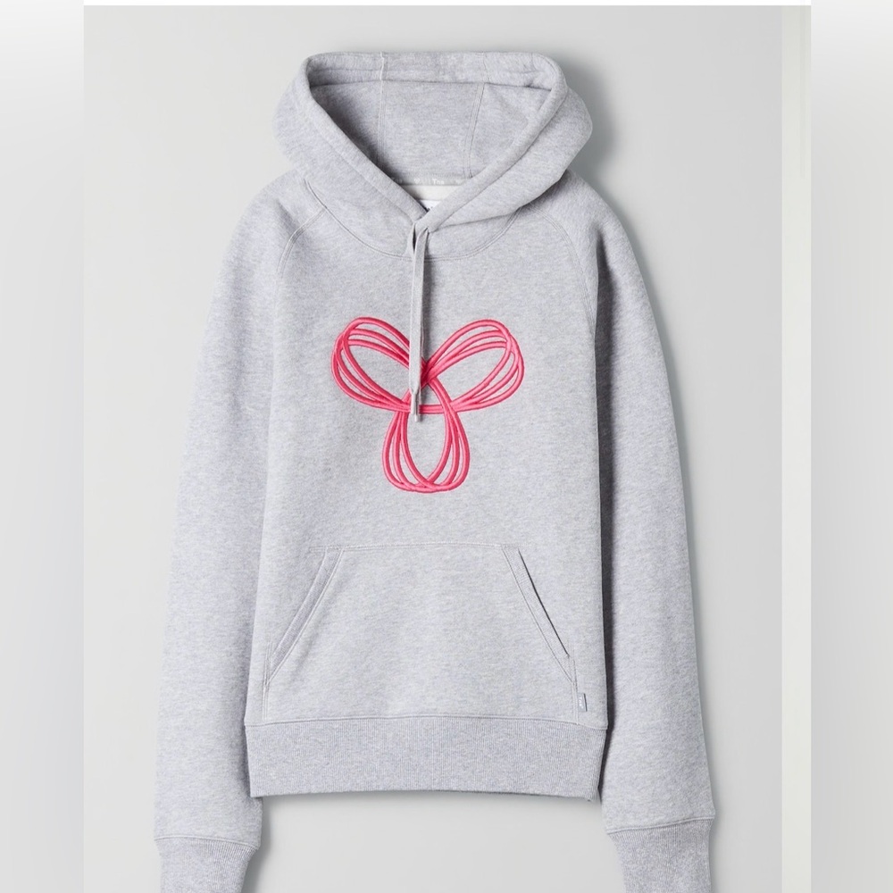 TNA-Embroidered pullover hoodie